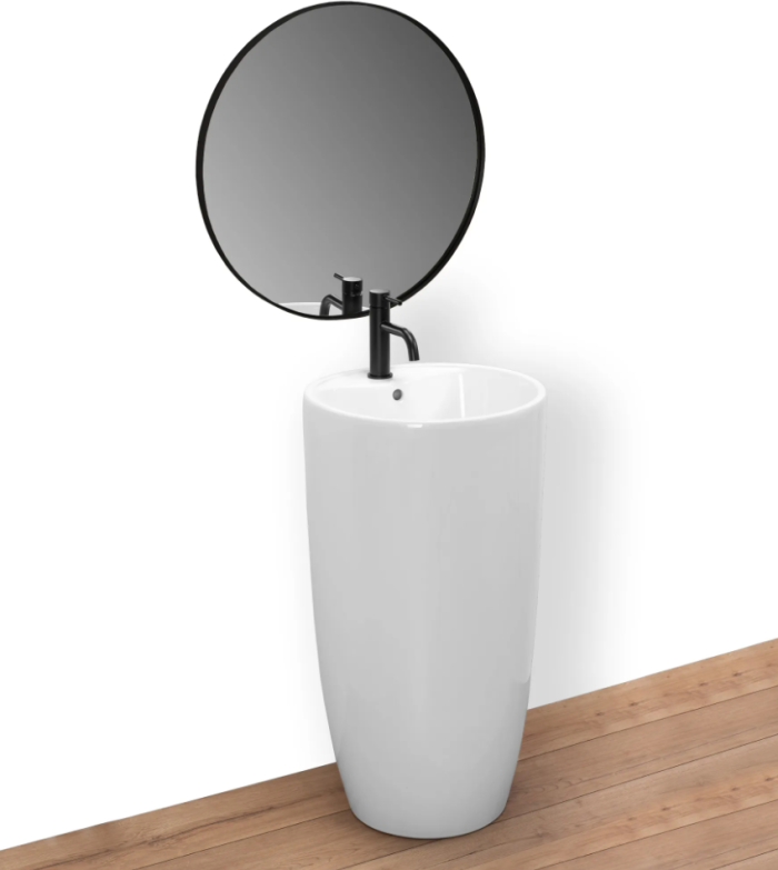 Умивальник REA ANYA WHITE білий підлоговий