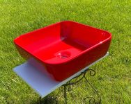 Умывальник «Палермо» 40 см  Красный А300 глянец