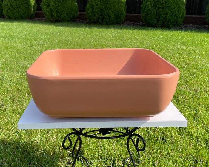 Умивальник «Палермо» 40 см  Персик А701М МАТ