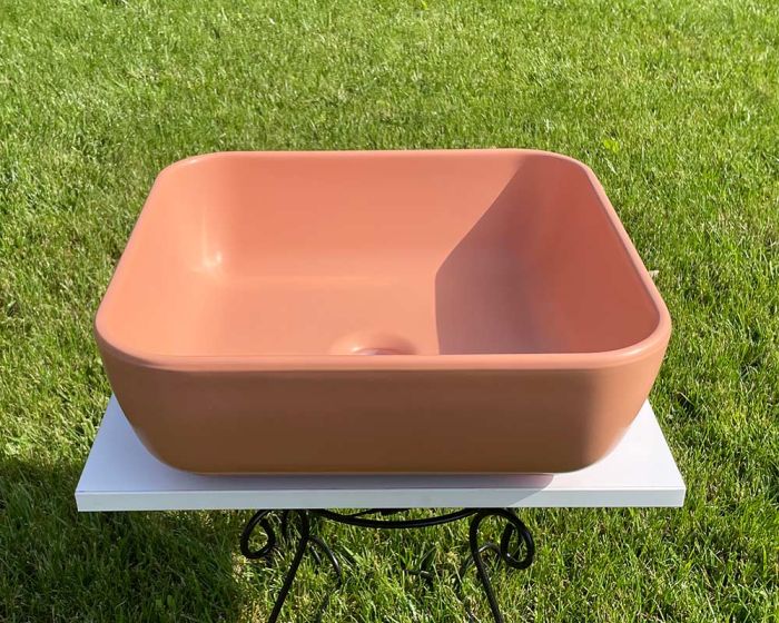 Умивальник «Палермо» 40 см  Персик А701М МАТ