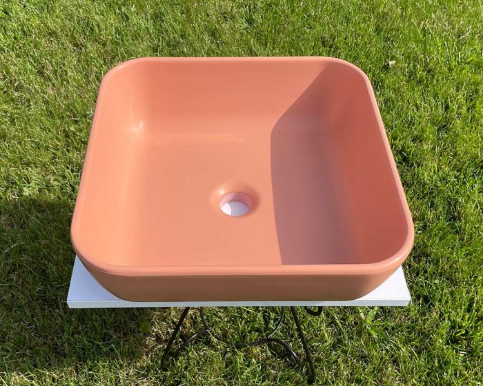 Умивальник «Палермо» 40 см  Персик А701М МАТ
