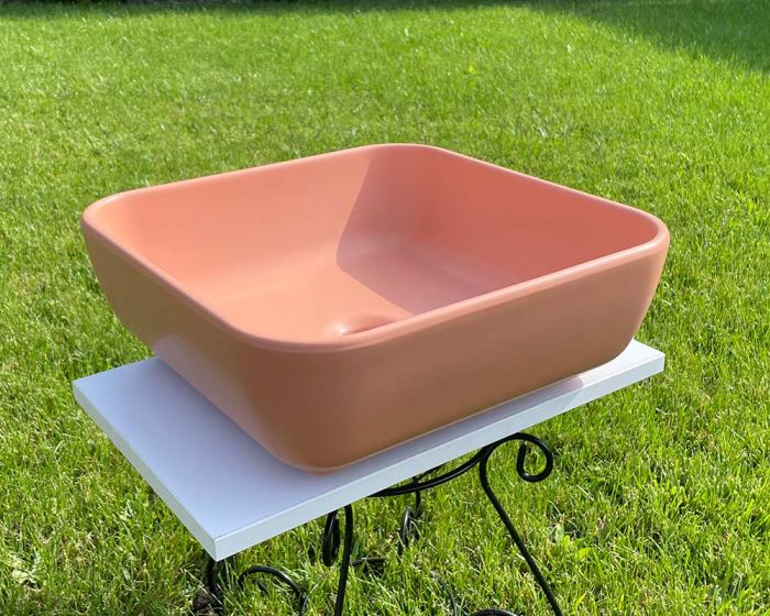 Умивальник «Палермо» 40 см  Персик А701М МАТ