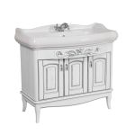 Тумба с умывальником Микела Белая 100, Аква Родос
