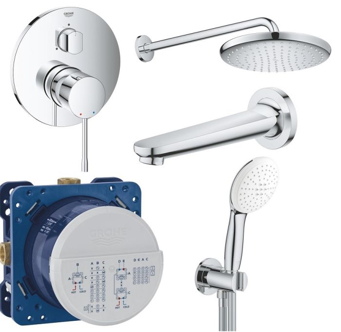 Набір змішувачів 5 в 1 Essence UA26417SC1L Grohe
