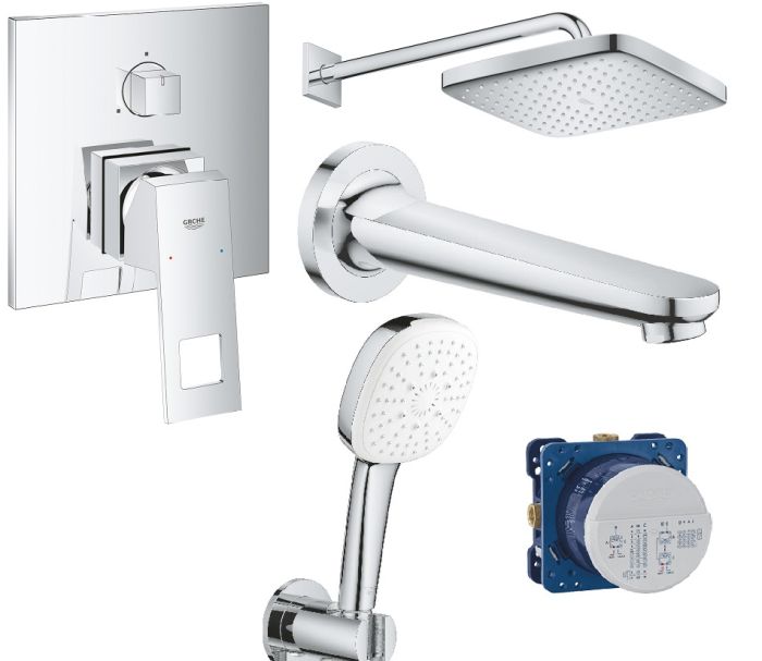Набір змішувачів 5 в 1 Eurocube UA26417SC0L Grohe