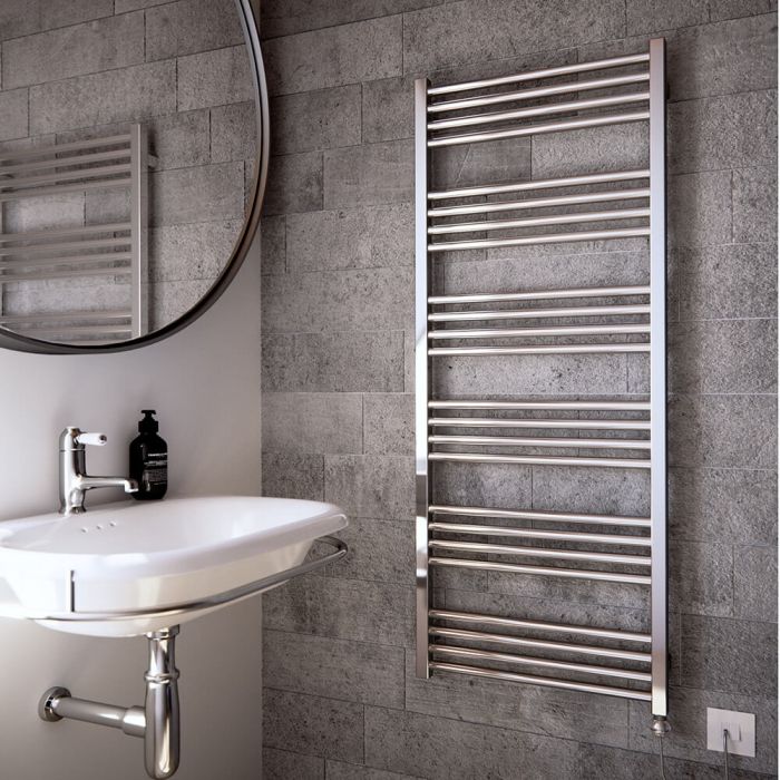 Полотенцесушитель электрический Fiona 1380x530 WLFIN138053KCROE8DRYMX3 Terma