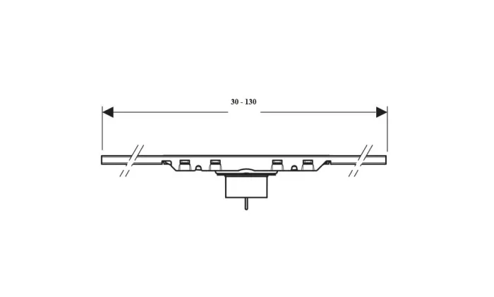Решетка для душевого канала CleanLine 50 154.447.QC.2 Geberit