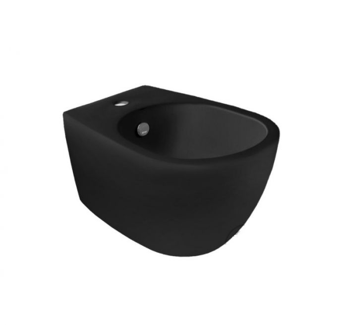 Биде подвесное Vignoni VI19 F85 (VI19-F85 NM) Vlack matte, SIMAS