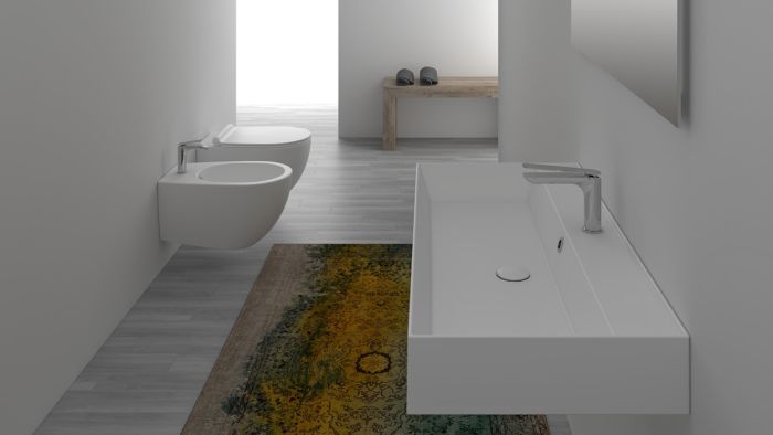 Умывальник AG 121 Agile (AG121) Glossy white SIMAS