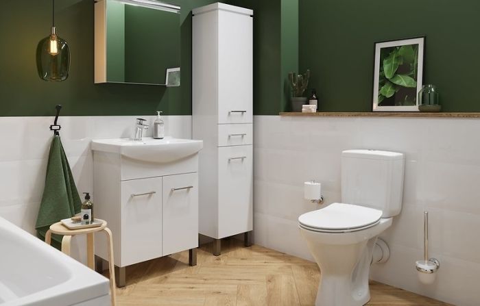 Компакт Cersania 705 SimpleOn 011 с крышкой Slim дюропласт soft-close (CCKZ1014916402) Cersanit