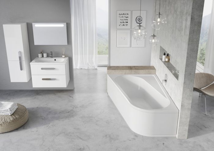 Ванна асиметрична ліва CHROME 170x105, RAVAK