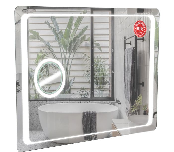 Зеркало с линзой Ligth Омега Люкс 80, Аква Родос