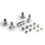 Набір вентилів трьохосьовий термостатичний правий хром Vision All in One Terma