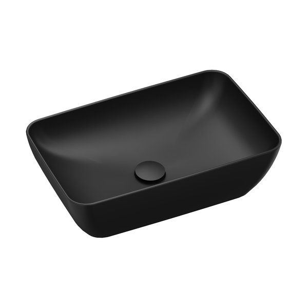 Умывальник UNI 500 R Slim Black matt RAVAK