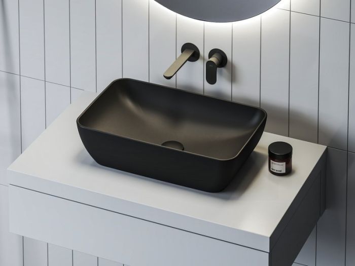 Умывальник UNI 500 R Slim Black matt RAVAK