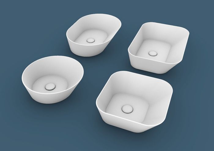 Умивальник WA 03 Wave (WA03) Glossy white SIMAS