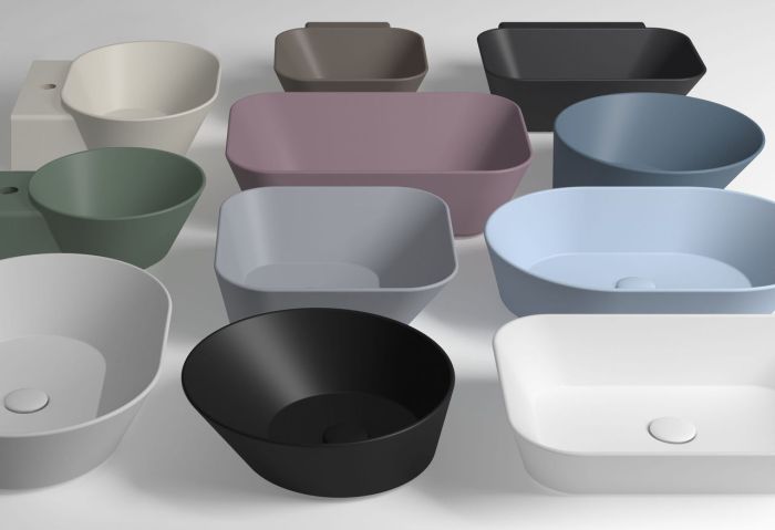 Умивальник WA 01 Wave (WA01WM) White matt, SIMAS