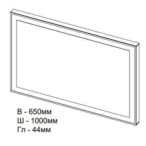 Дзеркало Diamant 100, Аква Родос