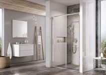 Душові двері двохелементні BLSDP2-110 Transparent RAVAK