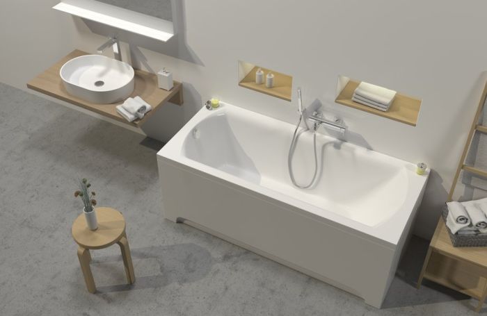 Ванна прямокутна DOMINO II 150x70, RAVAK