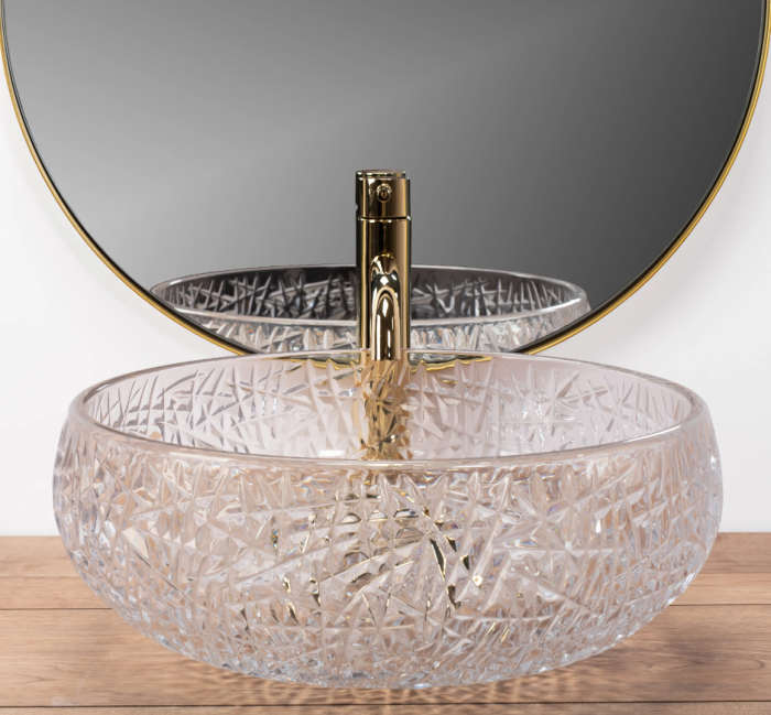Умивальник REA ICE CRISTAL накладний