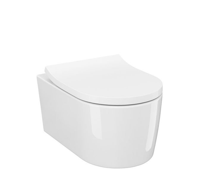 Унітаз підвісний Inverto B252 StreamOn з кришкою дюропласт Slim Wrap Cersanit