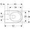 Унитаз подвесной Selnova Premium 501.545.01.1 Geberit