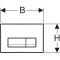 Кнопка зливу Delta50 115.119.DW.1 чорний Geberit