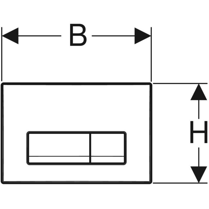 Кнопка зливу Delta50 115.119.DW.1 чорний Geberit
