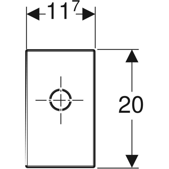 Декоративний комплект для сифона 115.416.21.1 Geberit
