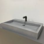 Умивальник VBI VIESTE 90 GREY MATT накладний