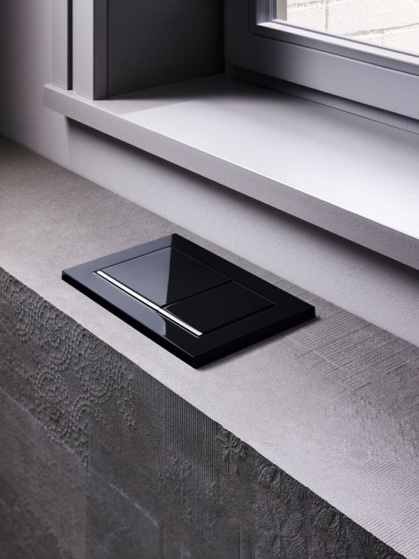 Кнопка зливу Sigma 30 (115.883.KM.1) чорний, Geberit