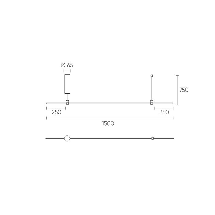 Система SMD 8878 L 1500 Brass 60W