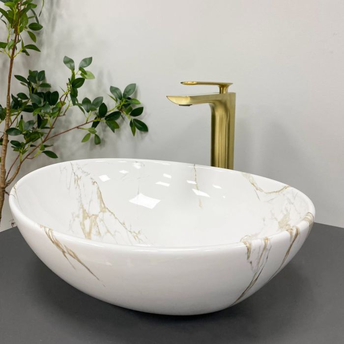 Умывальник VBI PARMA STAINS GLOSSY накладной