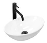 Умывальник REA PAMELA MINI WHITE накладной белый