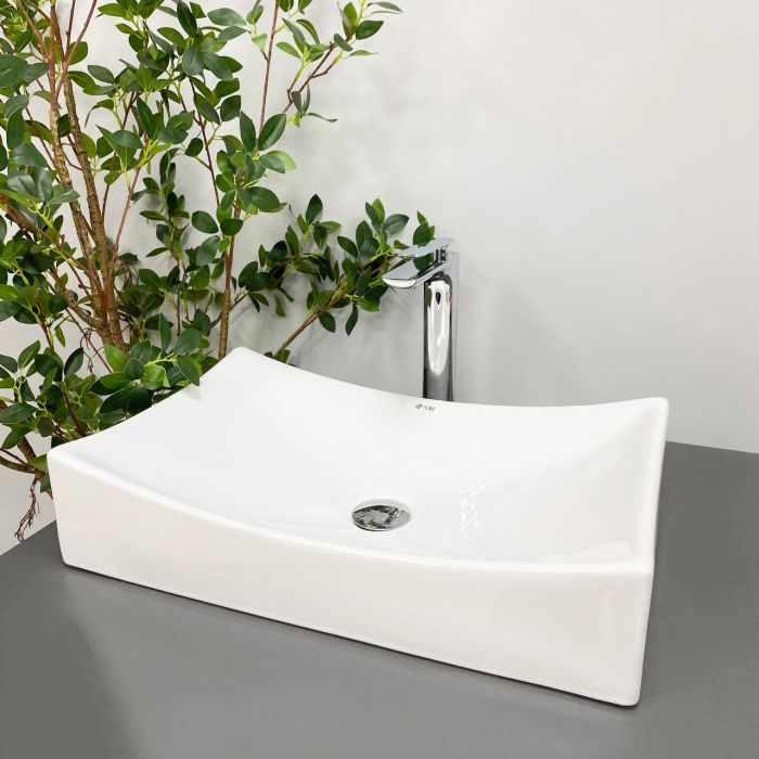 Умивальник VBI VIAREGGIO WHITE накладний