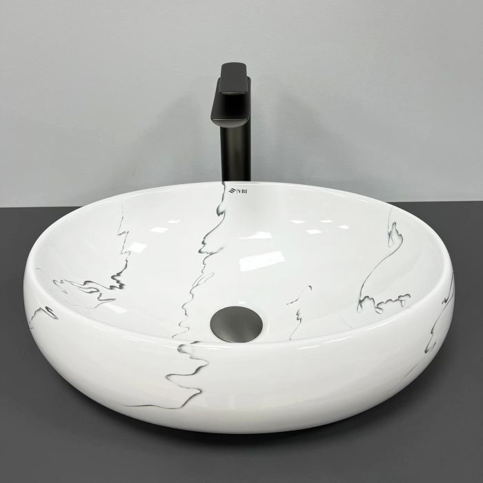Умивальник VBI VENETO MARMO GLOSSY накладний
