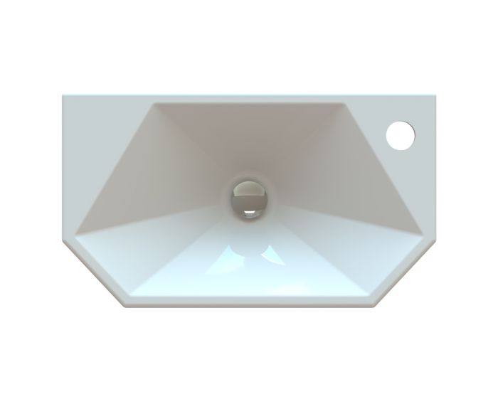 Умивальник «Тритон» R  Білий А100 глянець