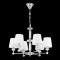 Люстра CRYSTAL на 6 ламп, хром