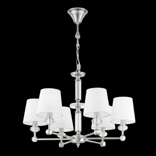 Люстра CRYSTAL на 6 ламп, хром