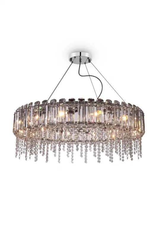Хрустальная люстра CRYSTAL 80,5 см, хром
