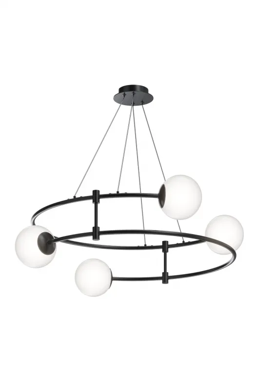 Люстра EMPRESS Ring, черный