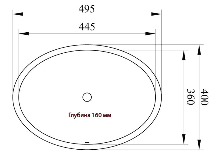 Умивальник NEWARC Hilton, білий