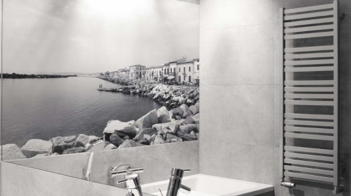 Рушникосушка TERMA Marlin 1185x530 RAL 9016, SX