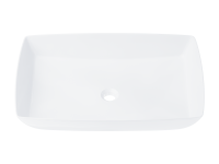 Умывальник CORSAN AURORA WHITE накладной белый