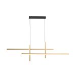 Подвесной светильник Zuma Line 22008P-BK/GD Edge