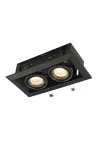Точечный светильник SLIM 2x 185, черный