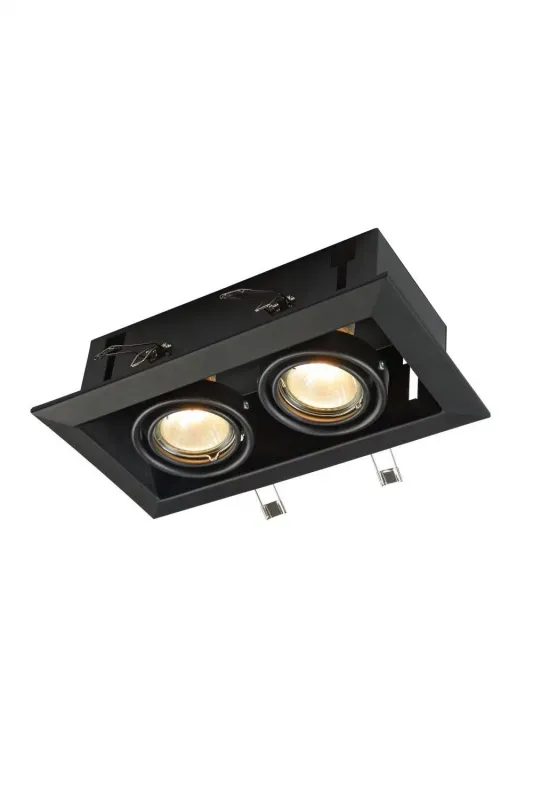 Точечный светильник SLIM 2x 185, черный
