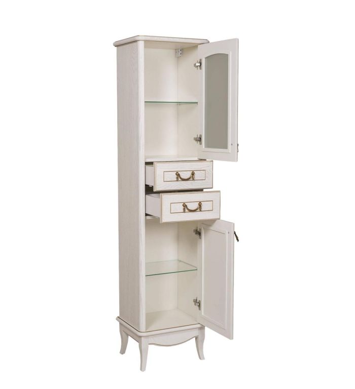 Пенал підлоговий правий Мікела Ваніль, Аква Родос