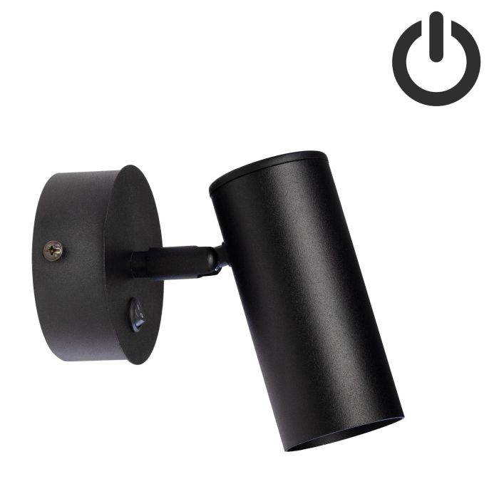 Бра з вимикачем Pelikan GU10 W120-BT Black